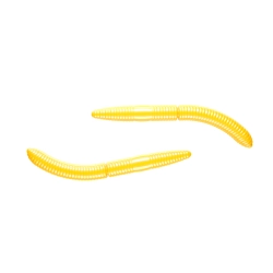Libra Lures fatty d"worm 55mm 007 yellow kryl