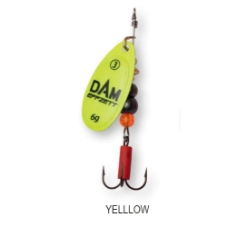 Dam Effzett Obrotówka Fluo Spinner#1 3g Yellow
