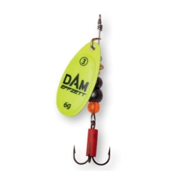 Dam Effzett Obrotówka Fluo #4 10g Yellow