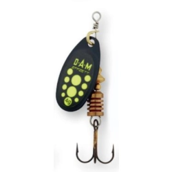 Dam Effzett Obrotówka Standard#4 6g Black Yellow