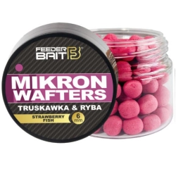 Feeder Bait Mikron Wafters Truskawka Ryba 6mm