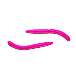 Libra Lures fatty d"worm 65mm 019 hot pink ser