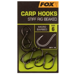 Fox Haki Karpiowe Hooks Stiff Rig Beaked nr4 10szt