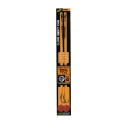 Fox Haki z Przyponem Curve Short nr8  20lb 2szt