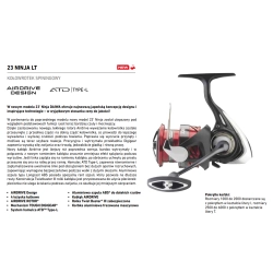 Daiwa Kołowrotek Ninja 23  LT4000-C