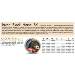 Jaxon Plecionka Black Horse Premium 8X 0,18 10x10m