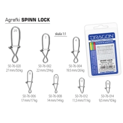 AGRAFKA  DRAGON  SPIN-LOCK N2/0 (5SZT)