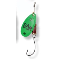 Dam Effzett Single Hook Spinner#2 4g Green