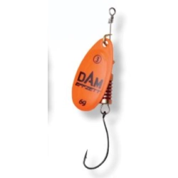 Dam Effzett Single Hook Spinner#2 4g Orange
