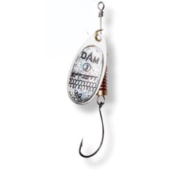 Dam Effzett Single Hook Spinner#2 4g Reflex Silver