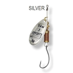 Dam Effzett Obrotówka Single Hook #2 4g Silver