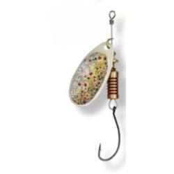 Dam Effzett Single Hook Spinner#1 3g trout