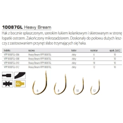 HAK DRAGON V-POINT  10087GL  6  ZŁOTY  10SZT