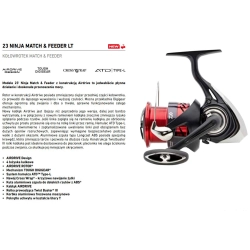 Daiwa Kołowrotek Ninja Match/Feeder LT4000-C