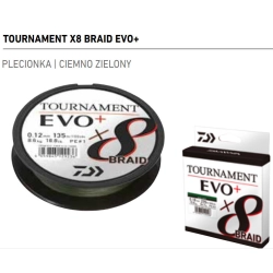 Daiwa Plecionka Tournament X8 Braid Evo+ 0,16 135m