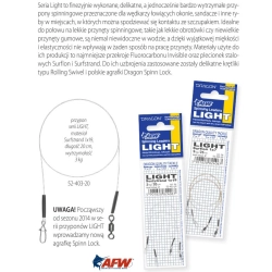 Dragon Przypon AFW Light Surfstrand   3kg20cm 2szt