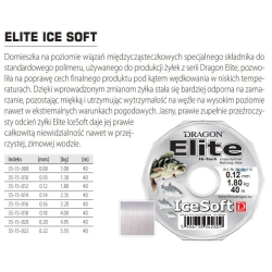ŻYŁKA DRAGON ELITE ICE SOFT  0,08MM - 40M