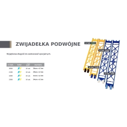 Anplast Zwijadełko Podwójne 34cm