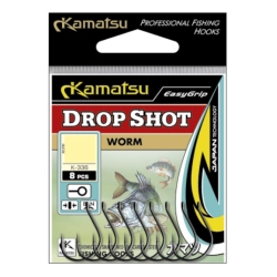 Kamatsu Haki Worm Drop Shot K-336  1/0 BLNO