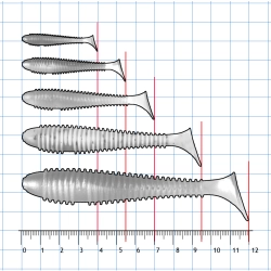Konger Guma Grubber Shad 12cm   (5szt)