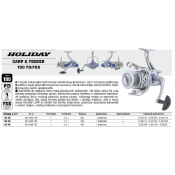 Konger Kołowrotek Holiday Carp&Feeder 130 FD