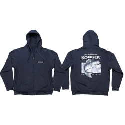 Konger Bluza z Kapturem Sandacz Granatowa L