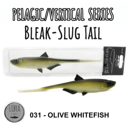 Libra Lures Bleak Slug Tail 8,2" 031 Olive Whitefi