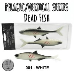 Libra Lures Dead Fish 6,7" 001 White No Taste