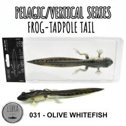 Libra Lures Frog Tadpole Tail 8,2" 031 Olive White