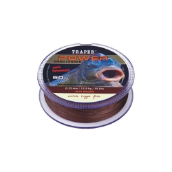 Traper Plecionka power carp 50m 35lbs