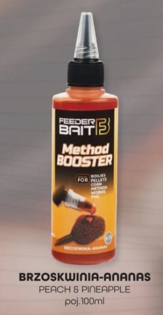 Feeder Bait Method Booster Brzoskwinia Ananas100ml