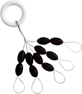 Jaxon Stopery Silikonowe XL Czarne (10szt)