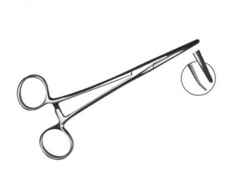 Traper Szczypce Metalowe Wygięte 25cm