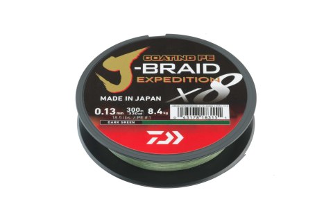 Daiwa Plecionka J-Braid X8E Dark Green 0,18 150m