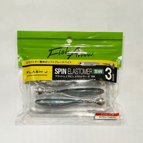 Fish Arrow Flash-J Spin Elastomer 3"SW#101 3szt