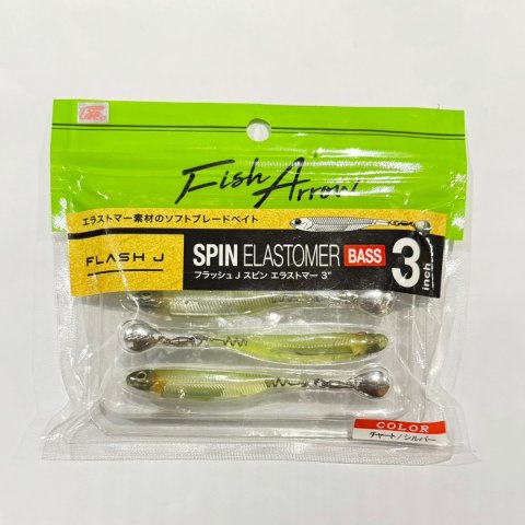 Fish Arrow Flash-J Spin Ripper Elastomer3"#05 3szt