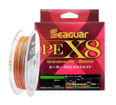 Seaguar Plecionka PE X8 150m 0,128mm