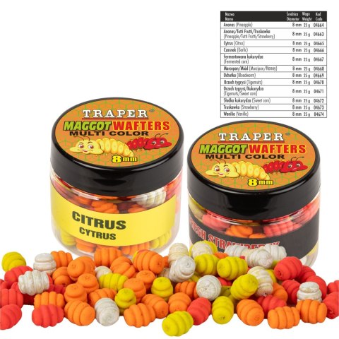 Traper Wafter Maggot Multi Color 8/25gr Wanilia
