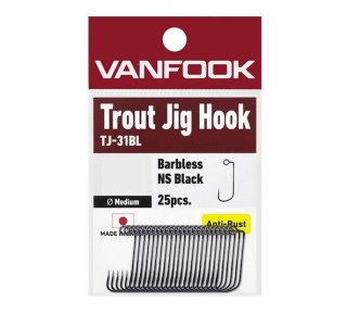 Vanfook Hak TJ-31BLTrout Jig Hook NS Black #4