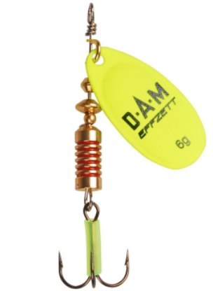 Dam Effzett Obrotówka Fluo #1 3g Yellow