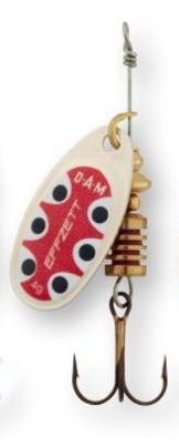 Dam Effzett Obrotówka Standard#4 10g Silver Black