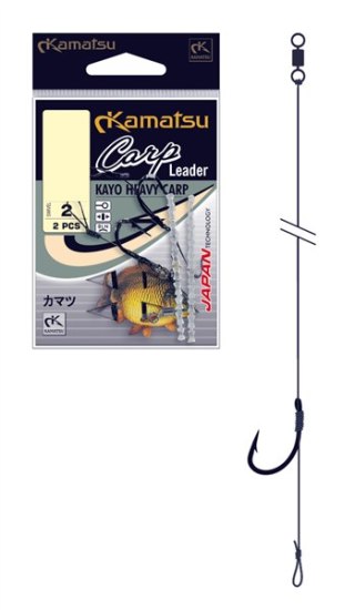 Kamatsu Haki Carp Leader Kayo Heavy 30cm/25 1 BLNO
