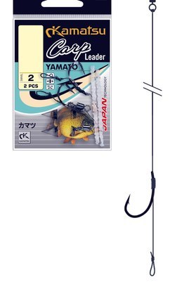 Kamatsu Haki Carp Leader Yamato 20cm/25lbs 2 BLNO