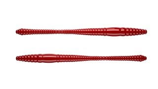 Libra Lures Dying Worm 70mm 021 Red No Taste