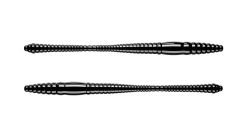 Libra Lures Dying Worm 70mm 040 Black No Taste