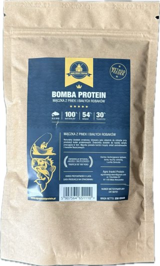 Mączka Z Pinek i Białych Robaków Bomba Protein