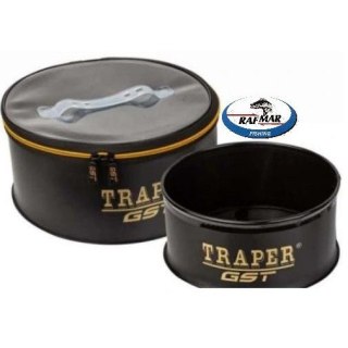 Traper Zestaw Pojemników GST PCV Czarny 33x13cm