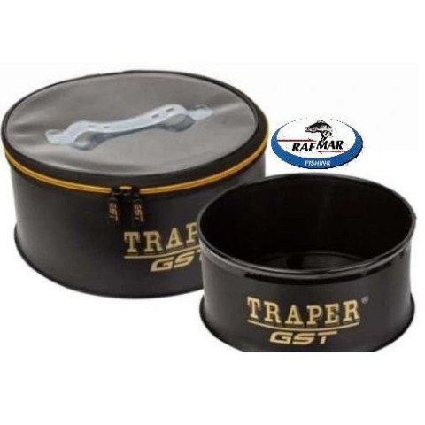 Traper Zestaw Pojemników GST PCV Czarny 33x13cm