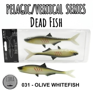 Libra Lures Dead Fish 6,7" 031 Olive Whitefish No