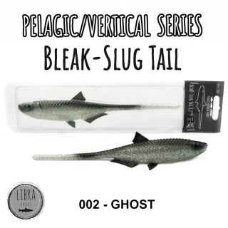 Libra Lures Embrion Twist Tail 7" 002 Ghost No Sce